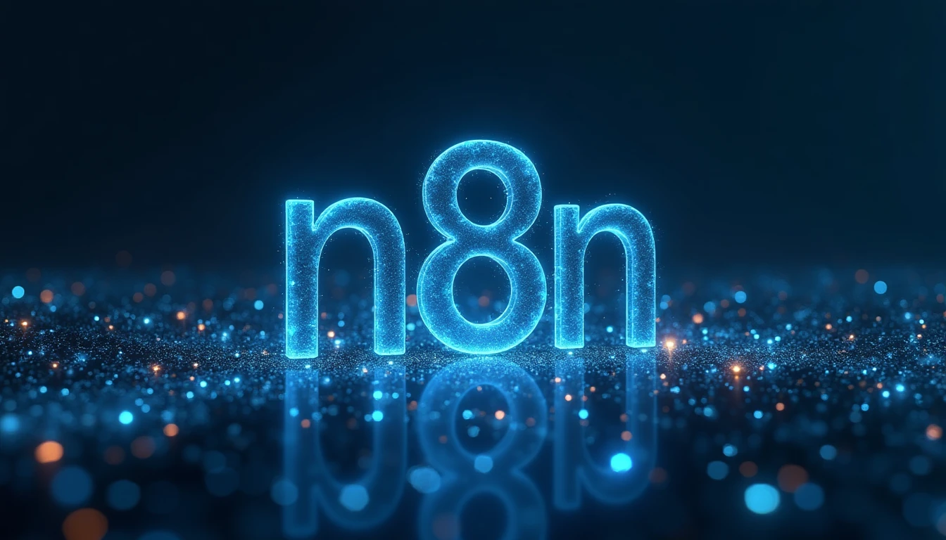 Konzept-Grafik zur Verbindung von n8n und OpenAI