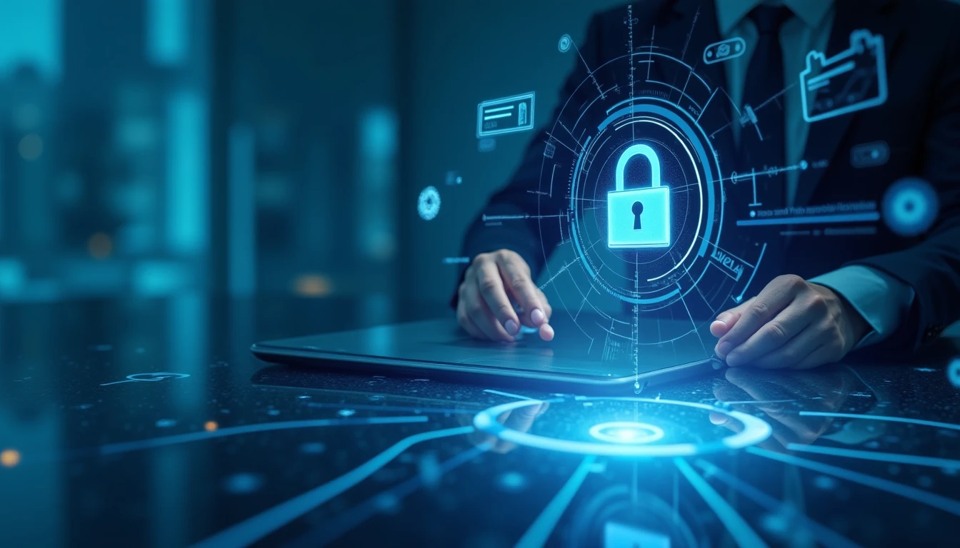 Illustration zum Thema Sicherheit und Datenschutz (DSGVO)